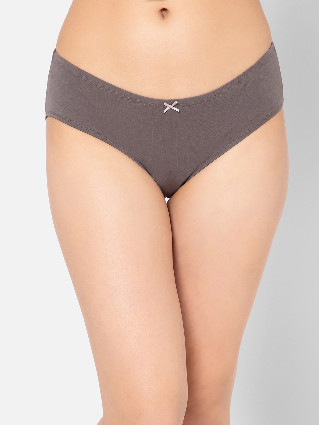 

Clovia Women Cotton Mid-Waist Hipster Briefs PN3505P05XXL, Grey