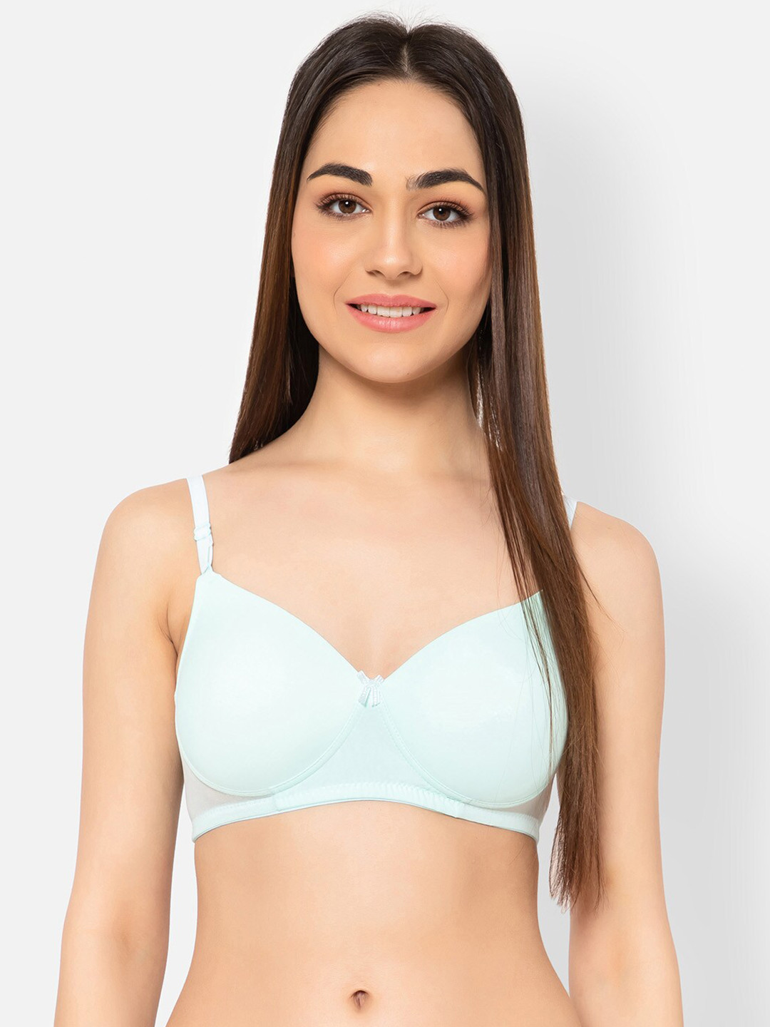 

Clovia T-shirt Non-Wired Lightly Padded Bra, Blue