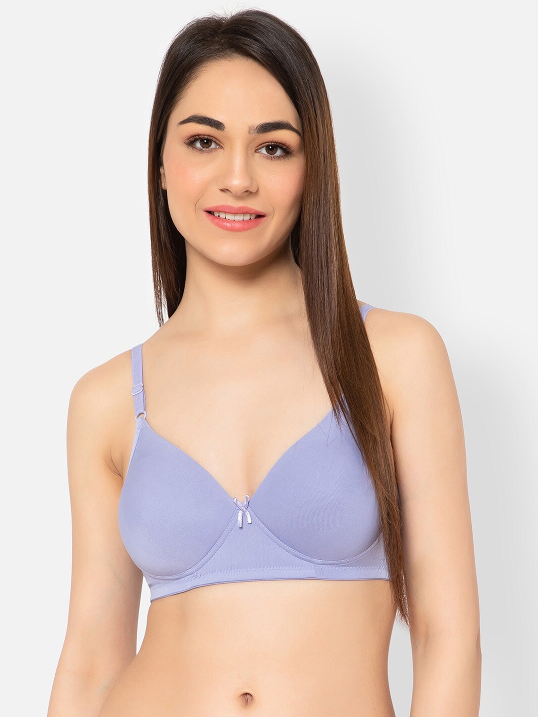 

Clovia Underwired Lightly Padded T-shirt Bra, Purple