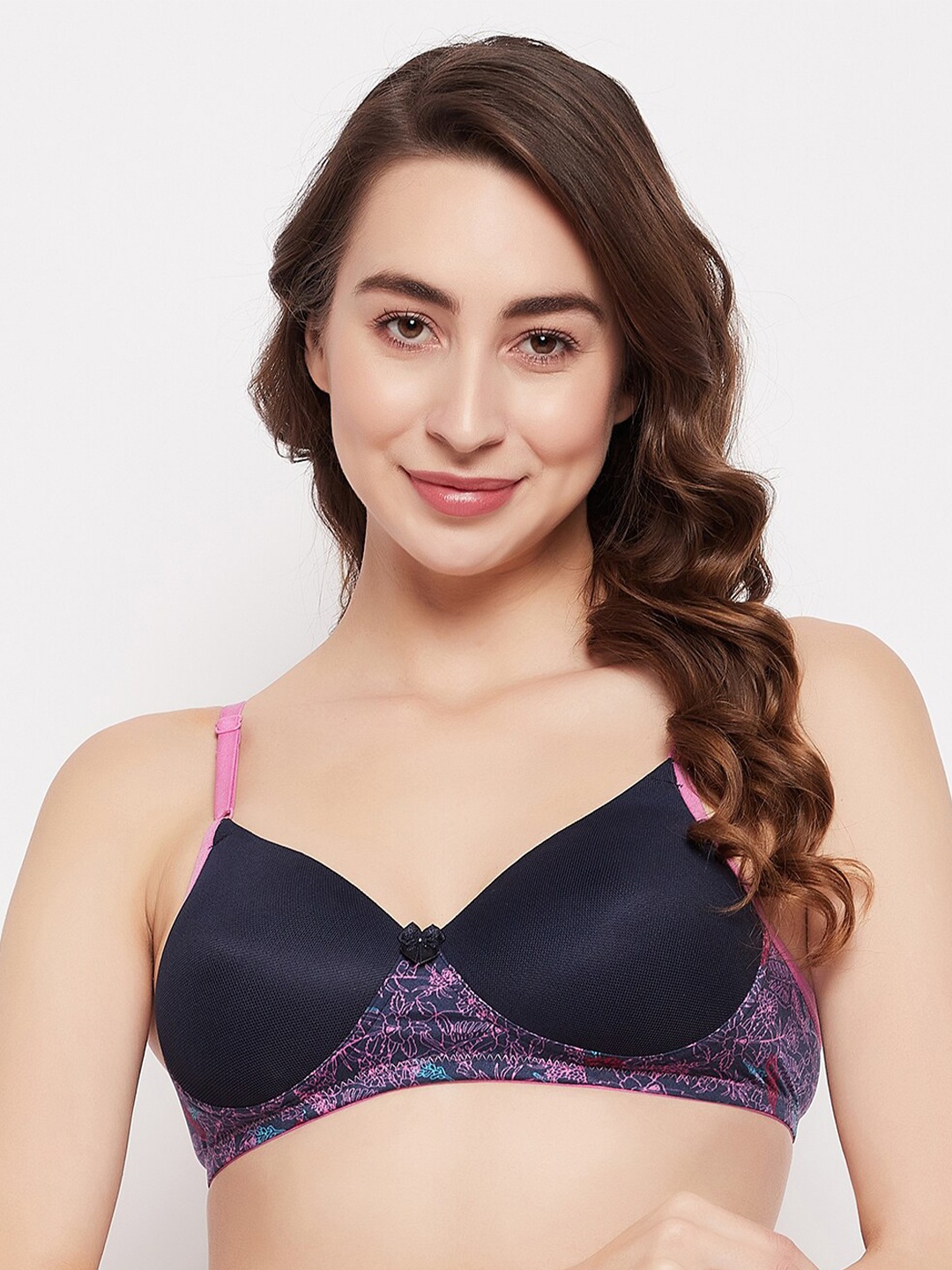 

Clovia Padded Non-Wired Full Cup T-shirt Bra, Blue
