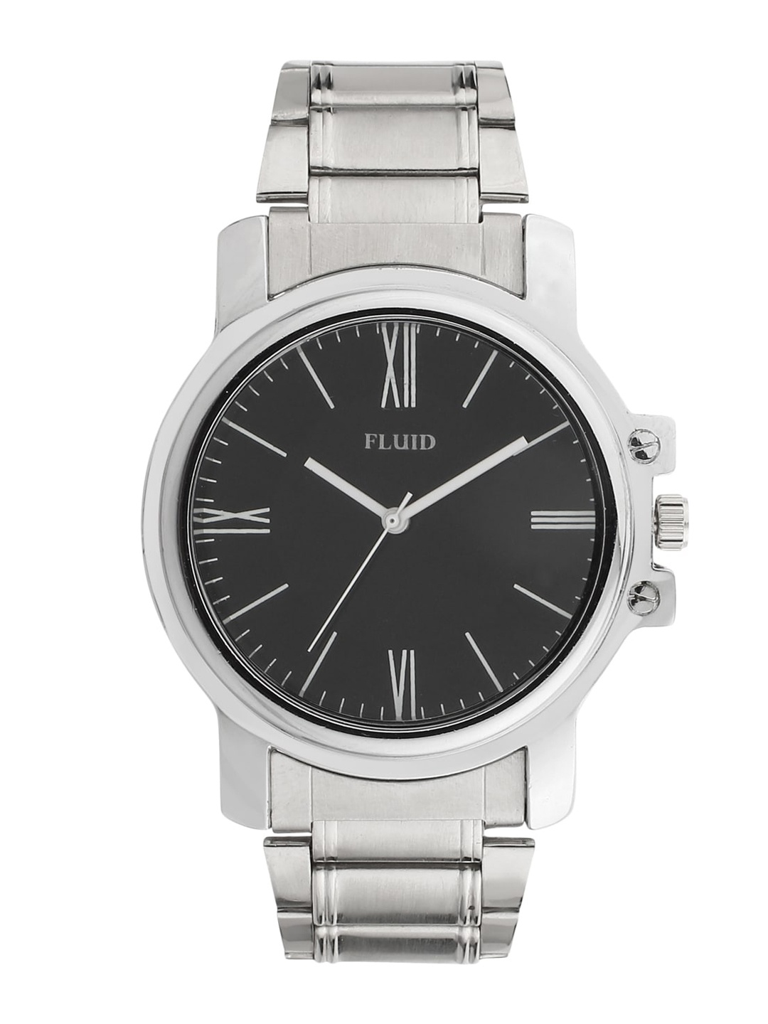 

FLUID Men Dial & Bracelet Style Straps Analogue Watch FL23-764G-BK01, Black