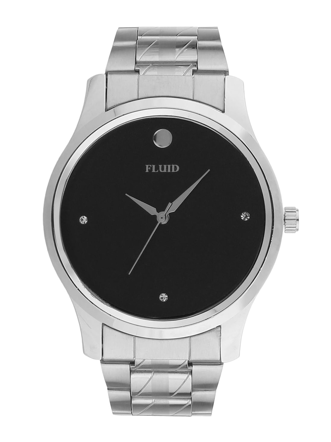

FLUID Men Bracelet Style Straps Analogue Watch FL23-754G-BK01, Black