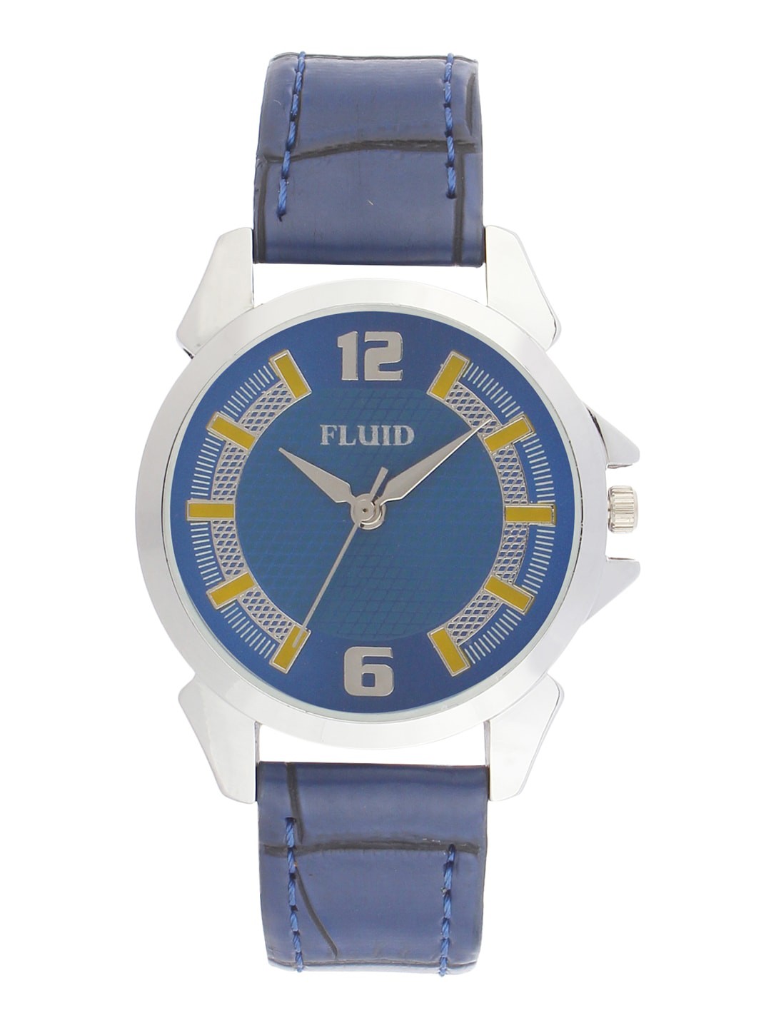 

FLUID Women Dial & Leather Textured Straps Analogue Watch FL23-743L-BL01, Blue