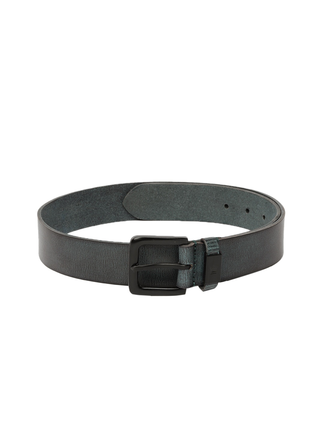 

Louis Philippe Sport Men Leather Belt, Navy blue