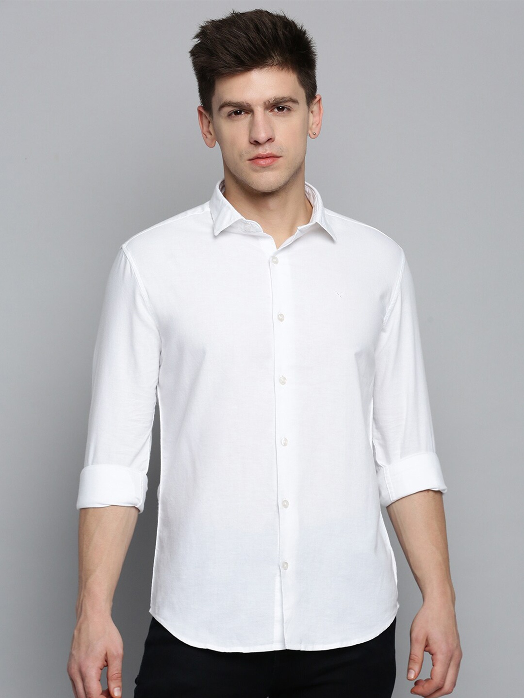 

SHOWOFF Men Cotton Casual Shirt, White