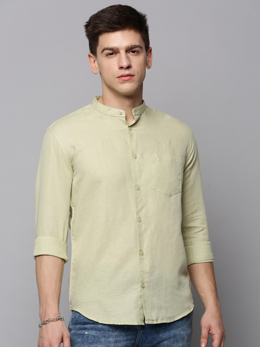 

SHOWOFF Men Classic Casual Cotton Shirt, Khaki