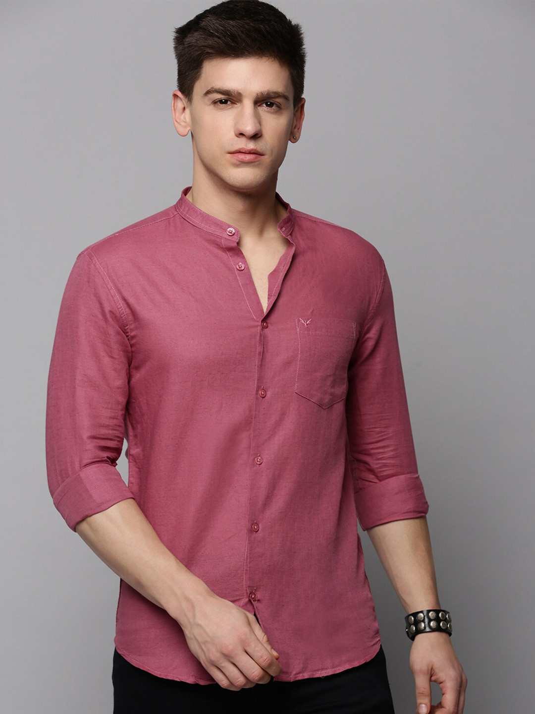 

SHOWOFF Men Classic Casual Cotton Shirt, Mauve