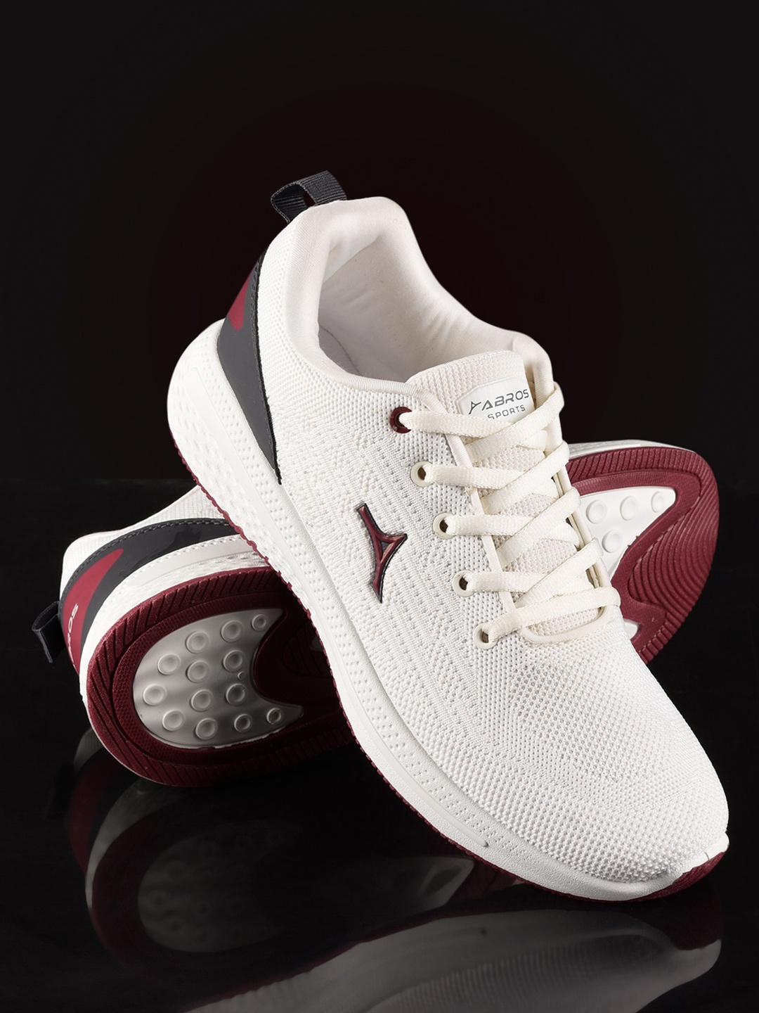 

ABROS Men Stefano-O Running Shoes, Off white