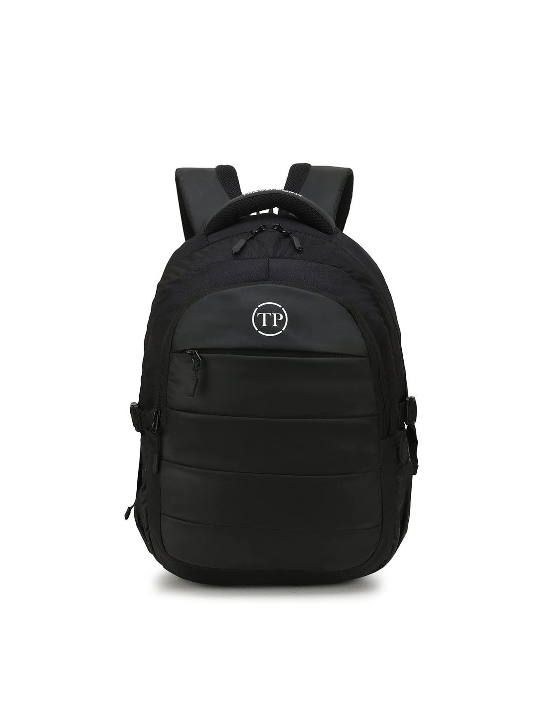 

TRAVEL POINT Backpack with Compression Straps, Black