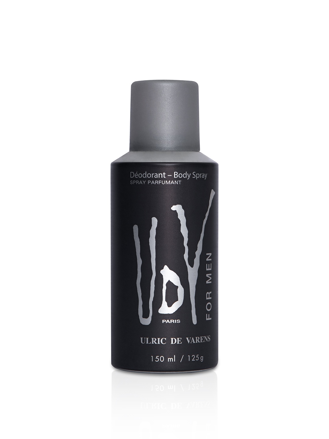 

ULRIC DE VARENS No Gas Deodorant Body Spray For Men - 150ml, Black