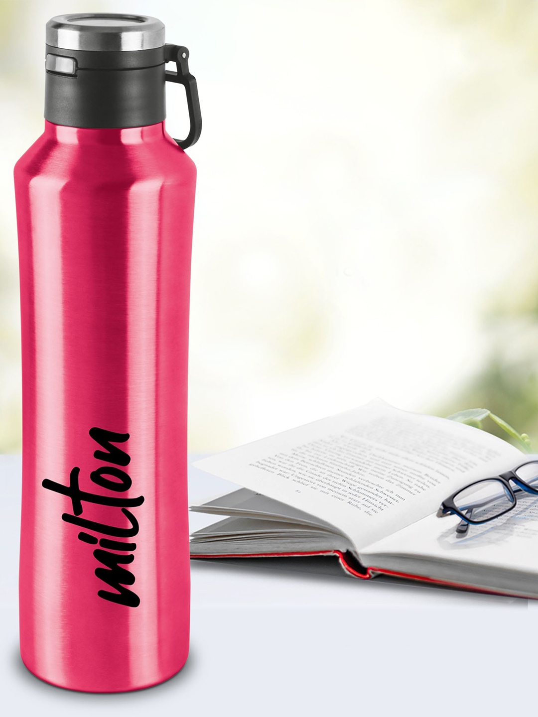 

Milton Gulp 1100 Pink Thermosteel 24 Hours Hot or Cold Water Bottle 920 ml