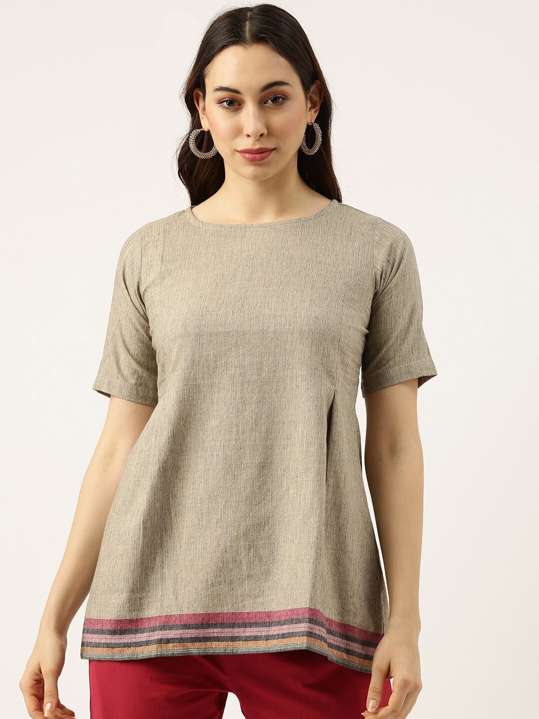 

Lokatita Regular Cotton Tunic, Beige