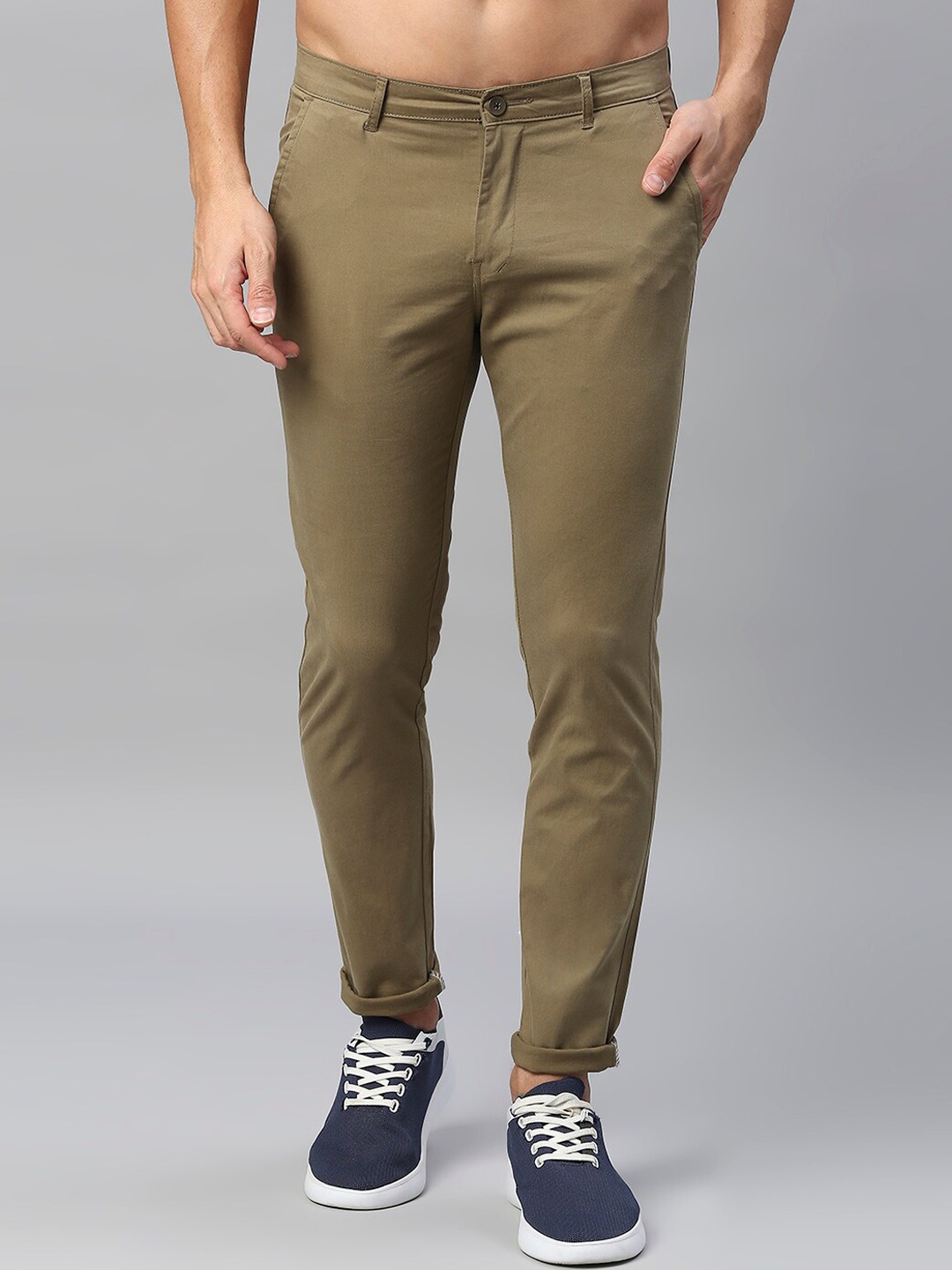 

Harvard Men Chinos Trousers, Olive