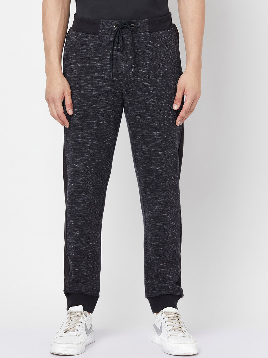 

YOONOY Men Pure Cotton Joggers, Black