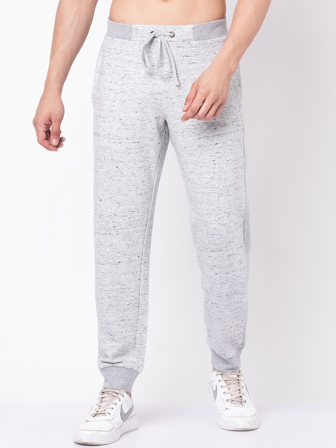 

YOONOY Men Relaxed Fit Pure Cotton Joggers, Grey