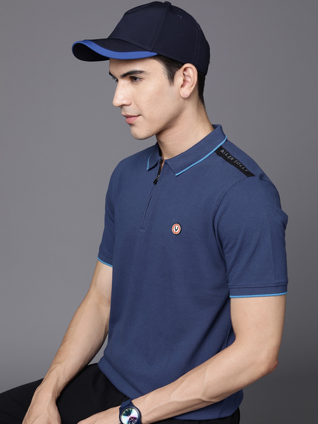 

Allen Solly Sport Polo Collar Regular T-shirt, Navy blue