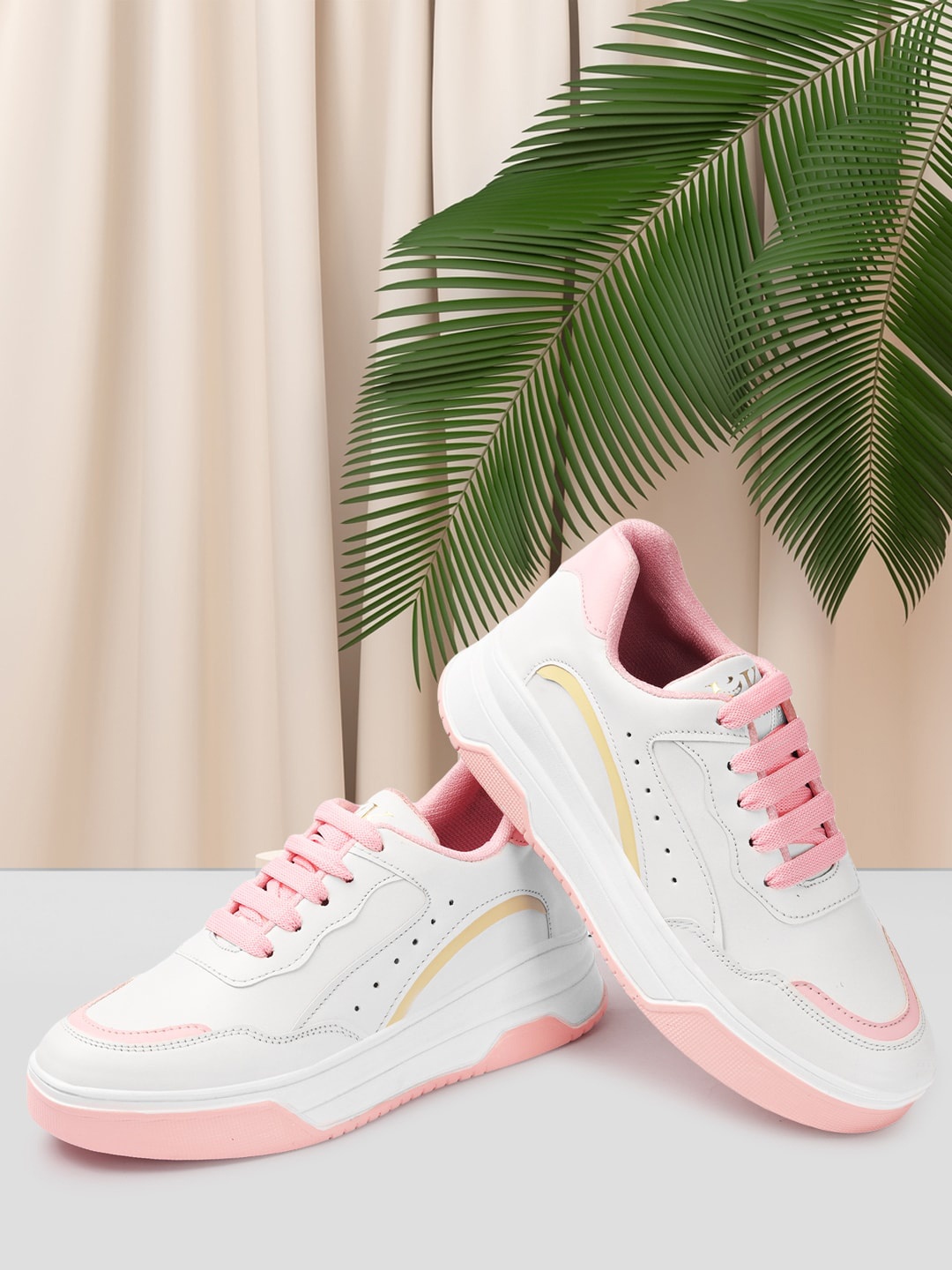 

PREKANZO Women Lightweight Sneakers, Pink