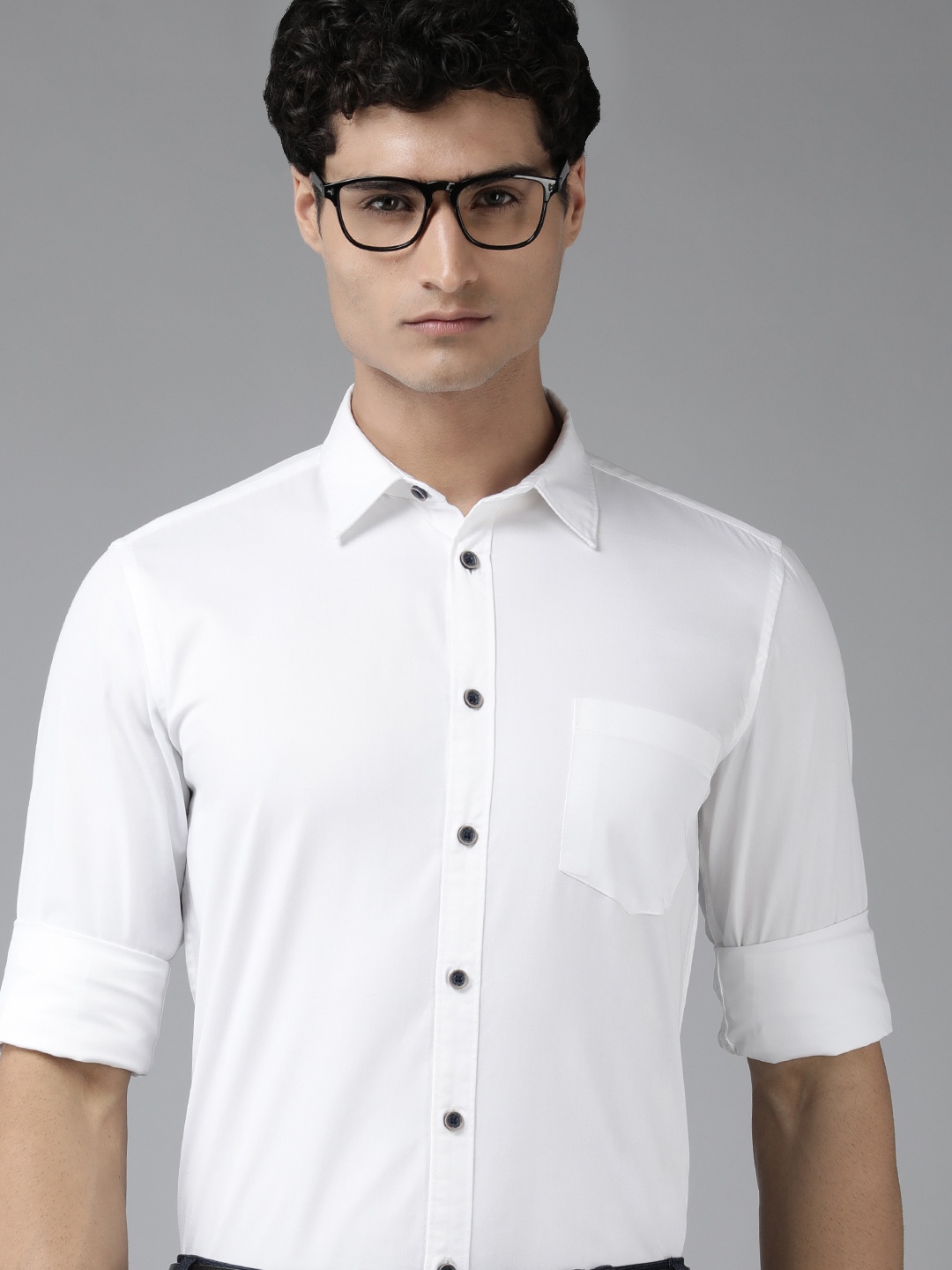 

Pepe Jeans Solid Formal Shirt, White