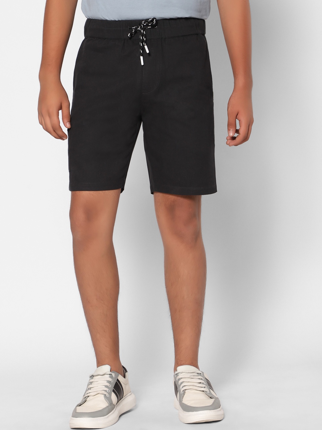 TeenTrums Boys Cotton Outdoor Sports Shorts, Navy blue