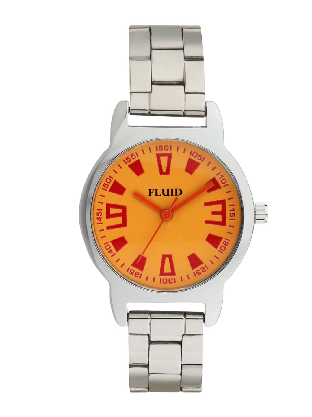 

FLUID Women Printed Dial & Bracelet Style Straps Analogue Watch FL23-0021-YL, Yellow