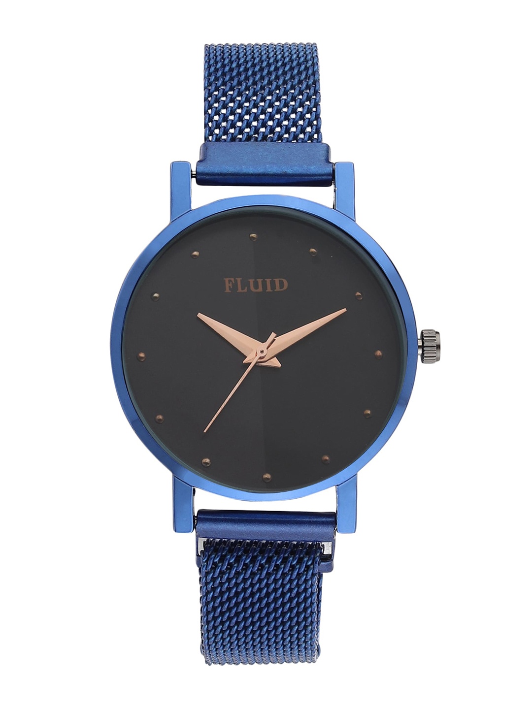 

FLUID Women Embellished Dial Analogue Watch FL23-Mag-BL-02, Black