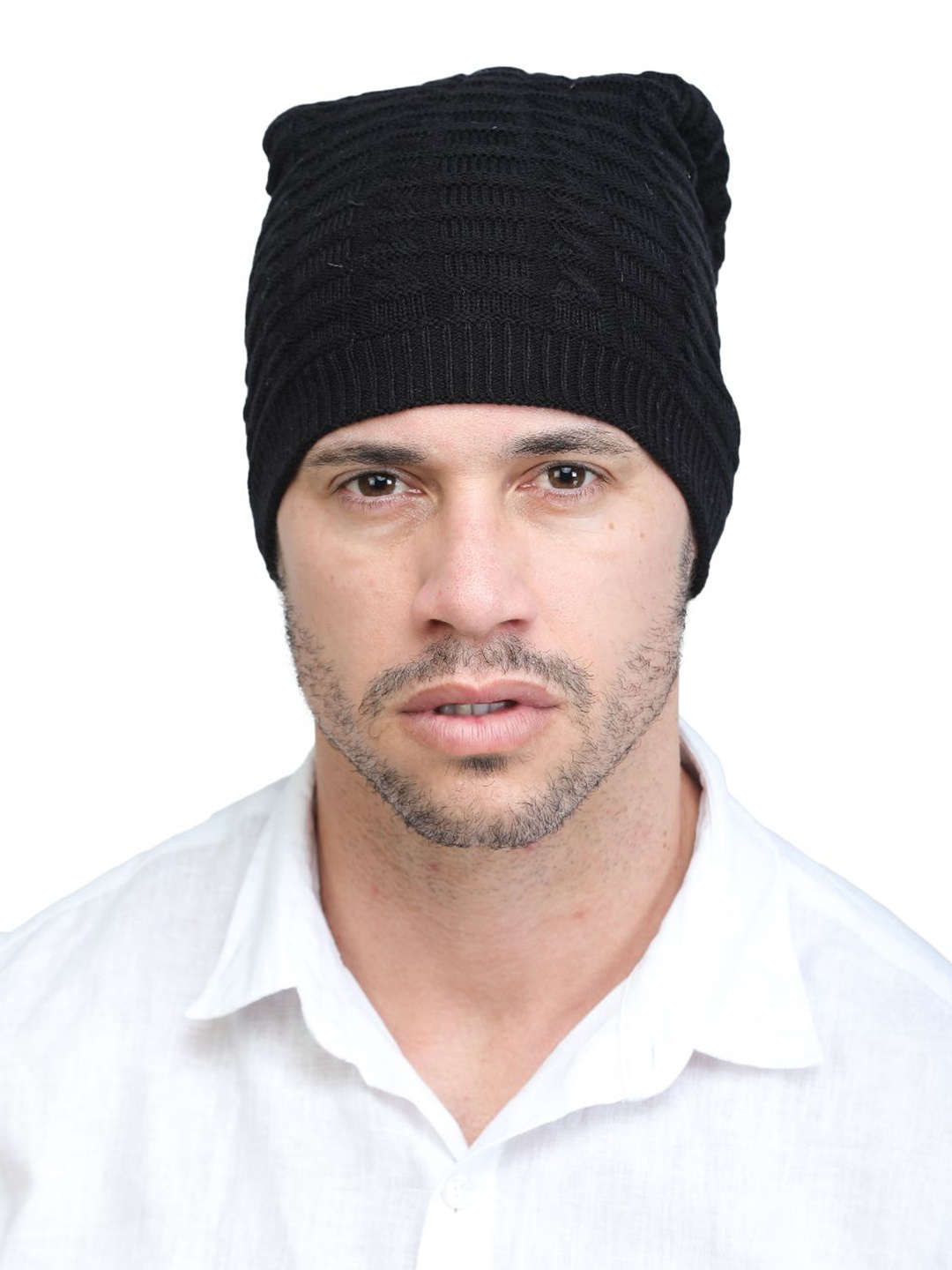 

ELLIS Men Acrylic Beanie, Black