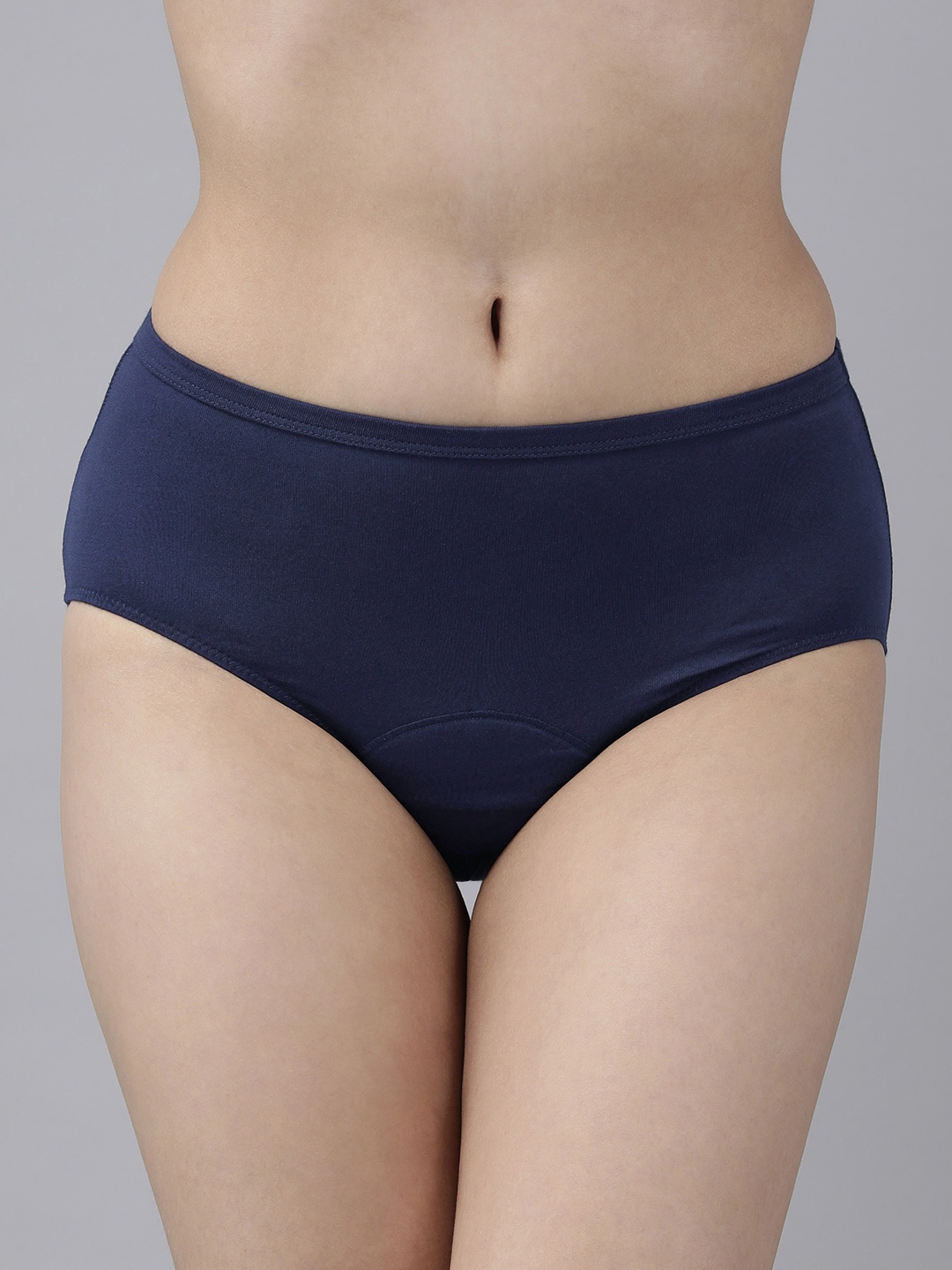 

Van Heusen Women Deep Sea Solid Anti Bacterial High Absorbance Stay Dry Period Panty, Navy blue