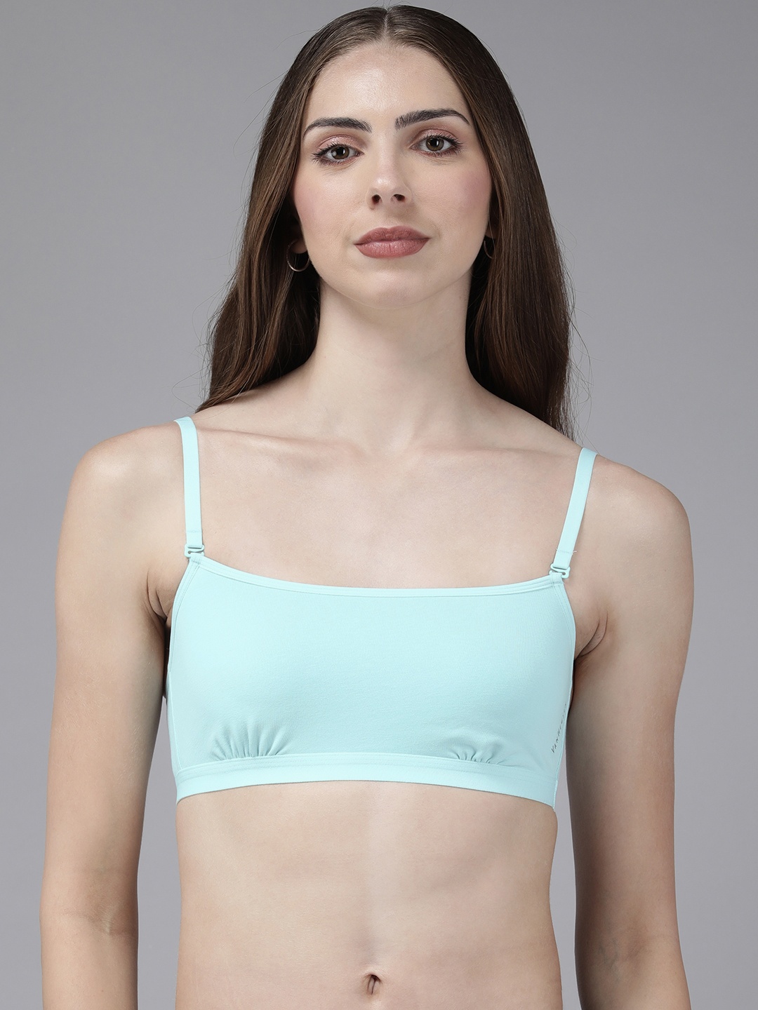 

Van Heusen Women Solid Non Padded Wireless Bralette, Blue