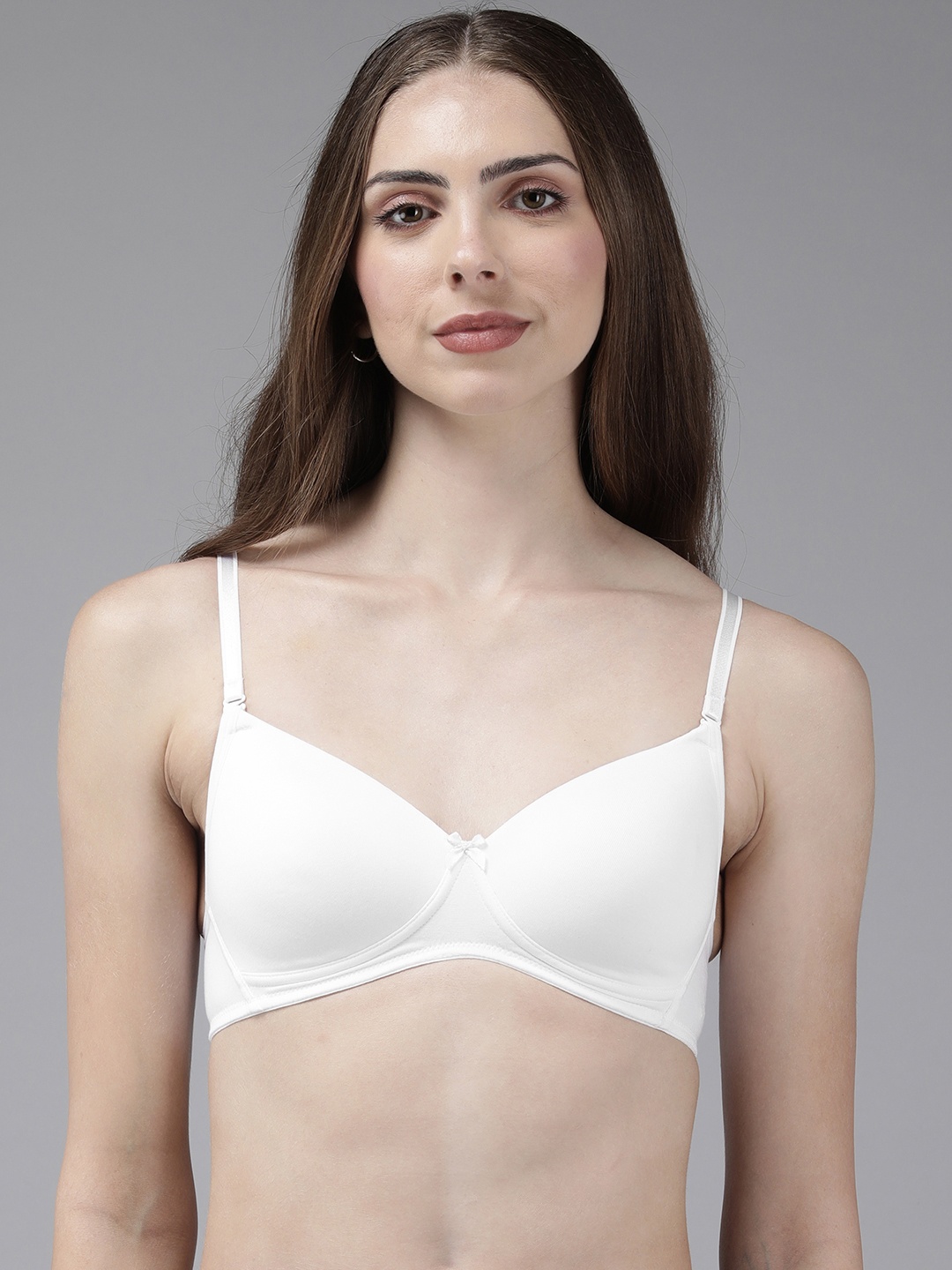 

Van Heusen Women White Solid Anti Bacterial Wireless Bra