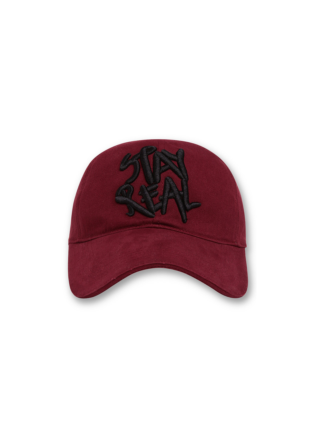 

PUNK Men Cotton Embroidered Baseball Sports Cap, Maroon