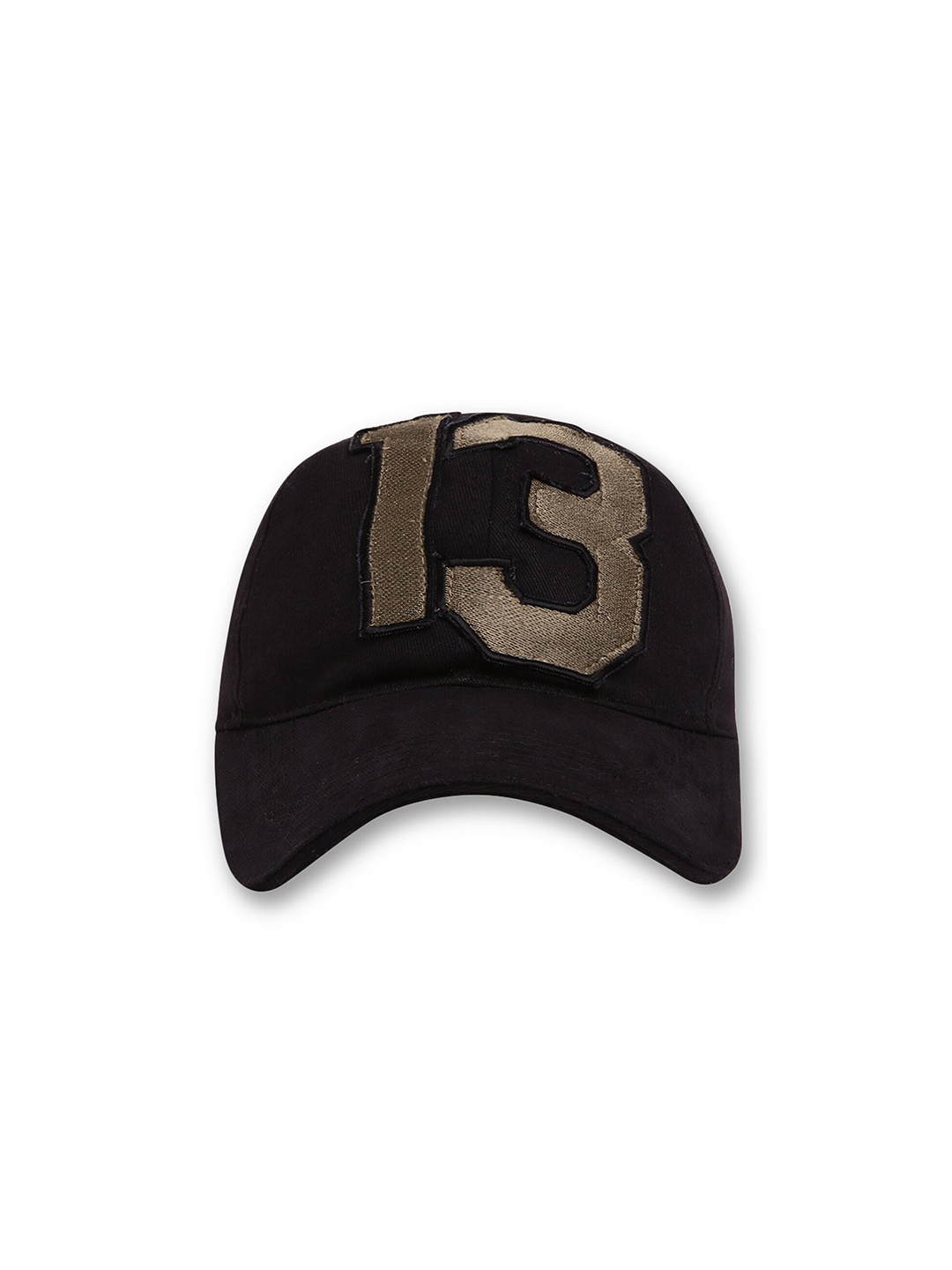 

PUNK Men Embroidered Cotton Baseball Cap, Black