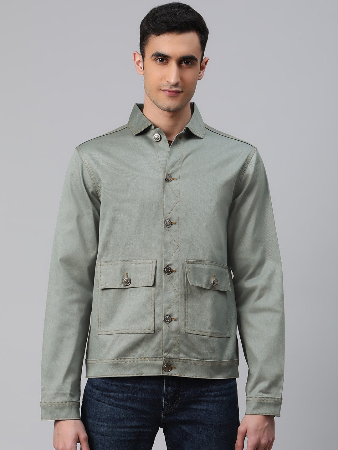 

Hubberholme Men Lightweight Tailored Jacket, Green