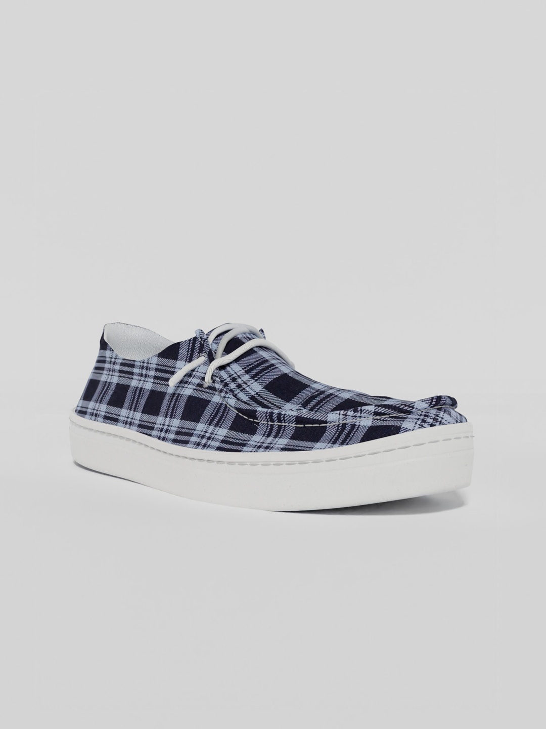 

LOKAIT The Sneakers Company Women Printed Boat Shoes, Navy blue