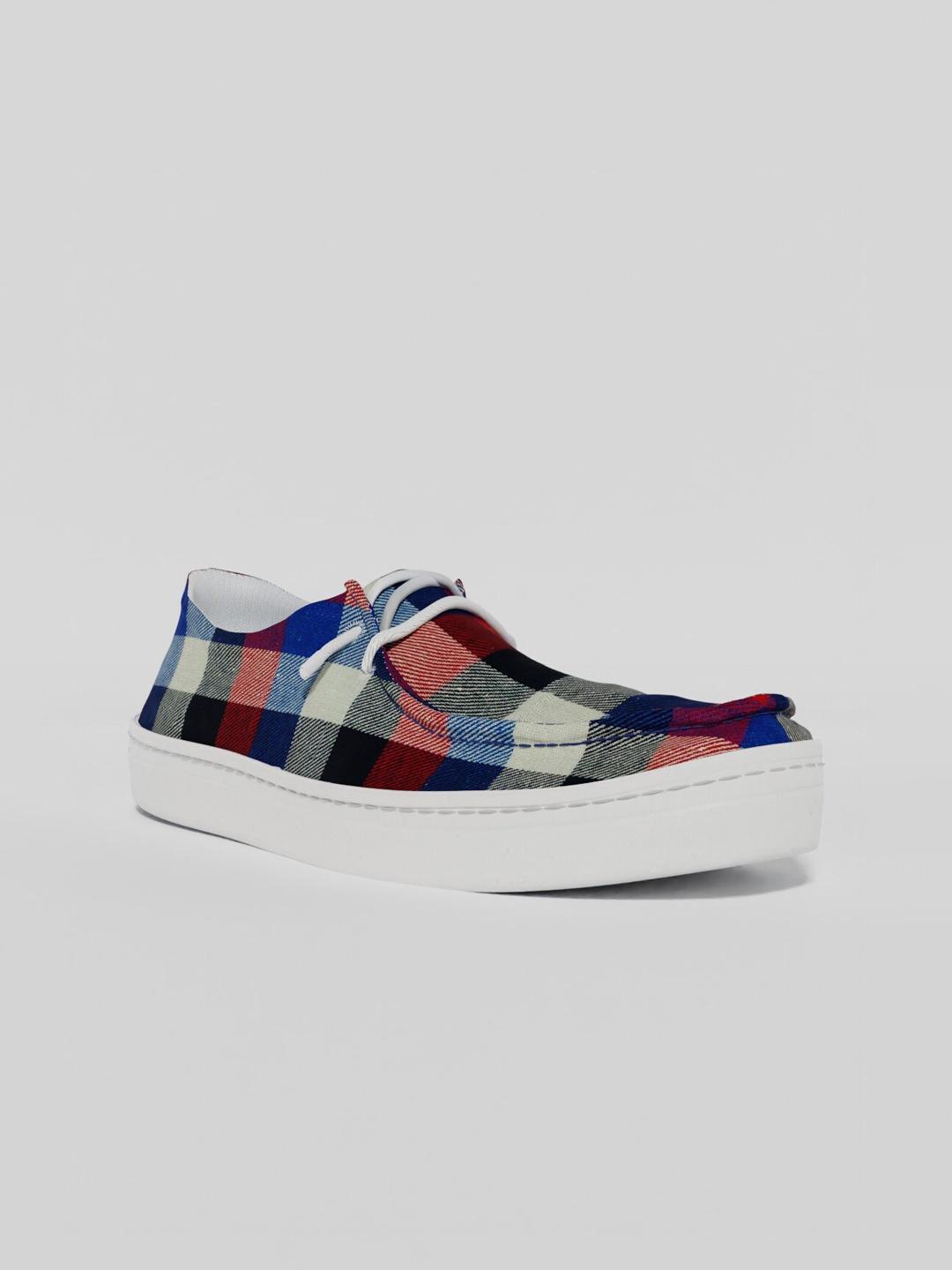 

LOKAIT The Sneakers Company Women Printed Boat Shoes, Red
