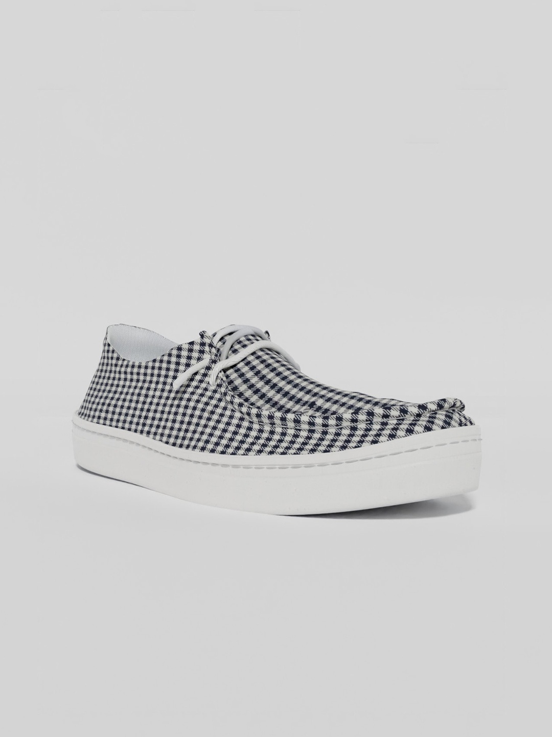 

LOKAIT The Sneakers Company Women Printed Boat Shoes, Black