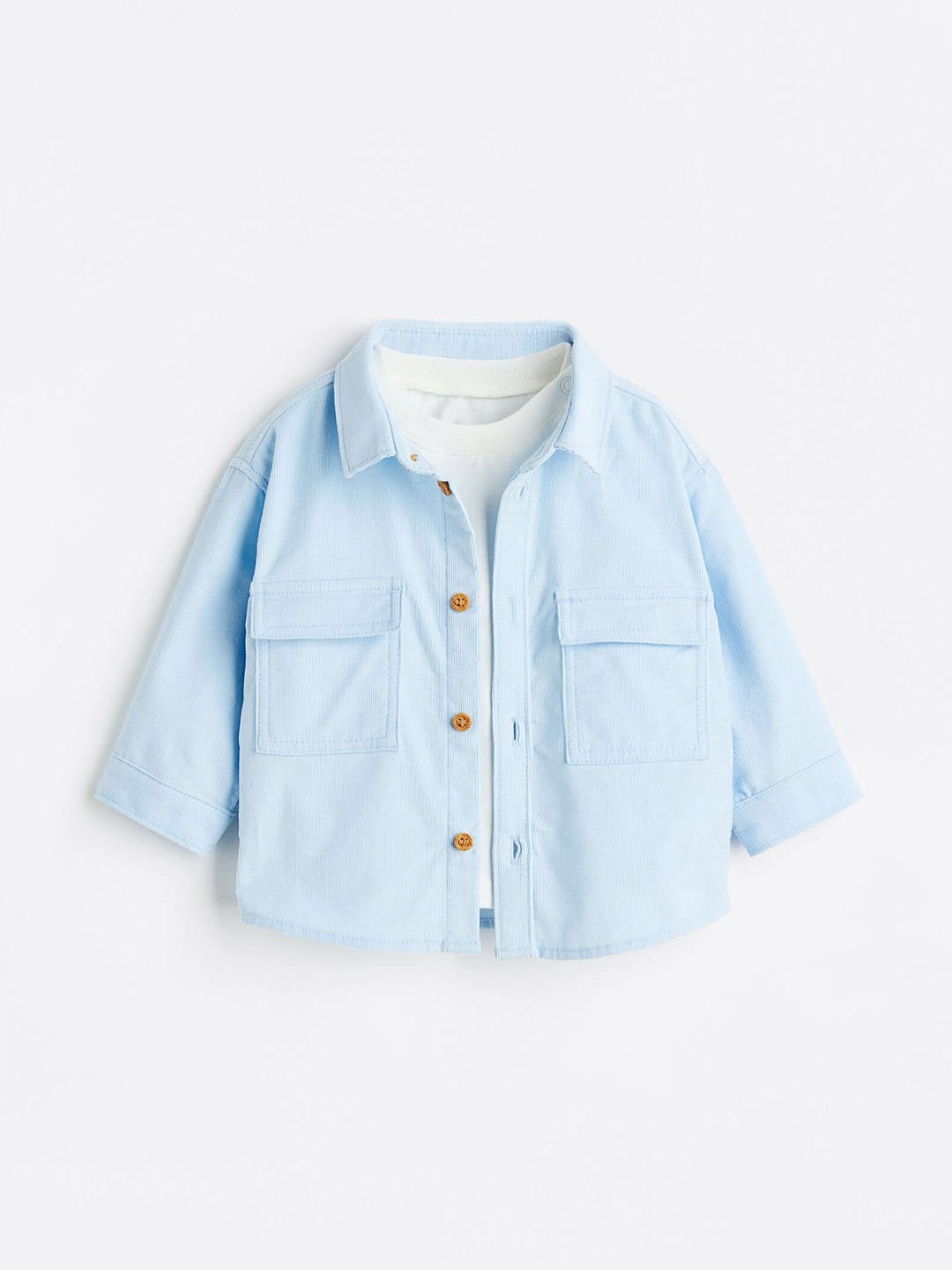 

H&M Boys Pure Cotton 2-Piece Cotton Set, Blue