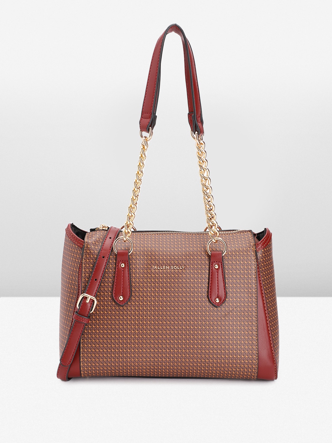 

Allen Solly Women Printed Shoulder Bag, Brown