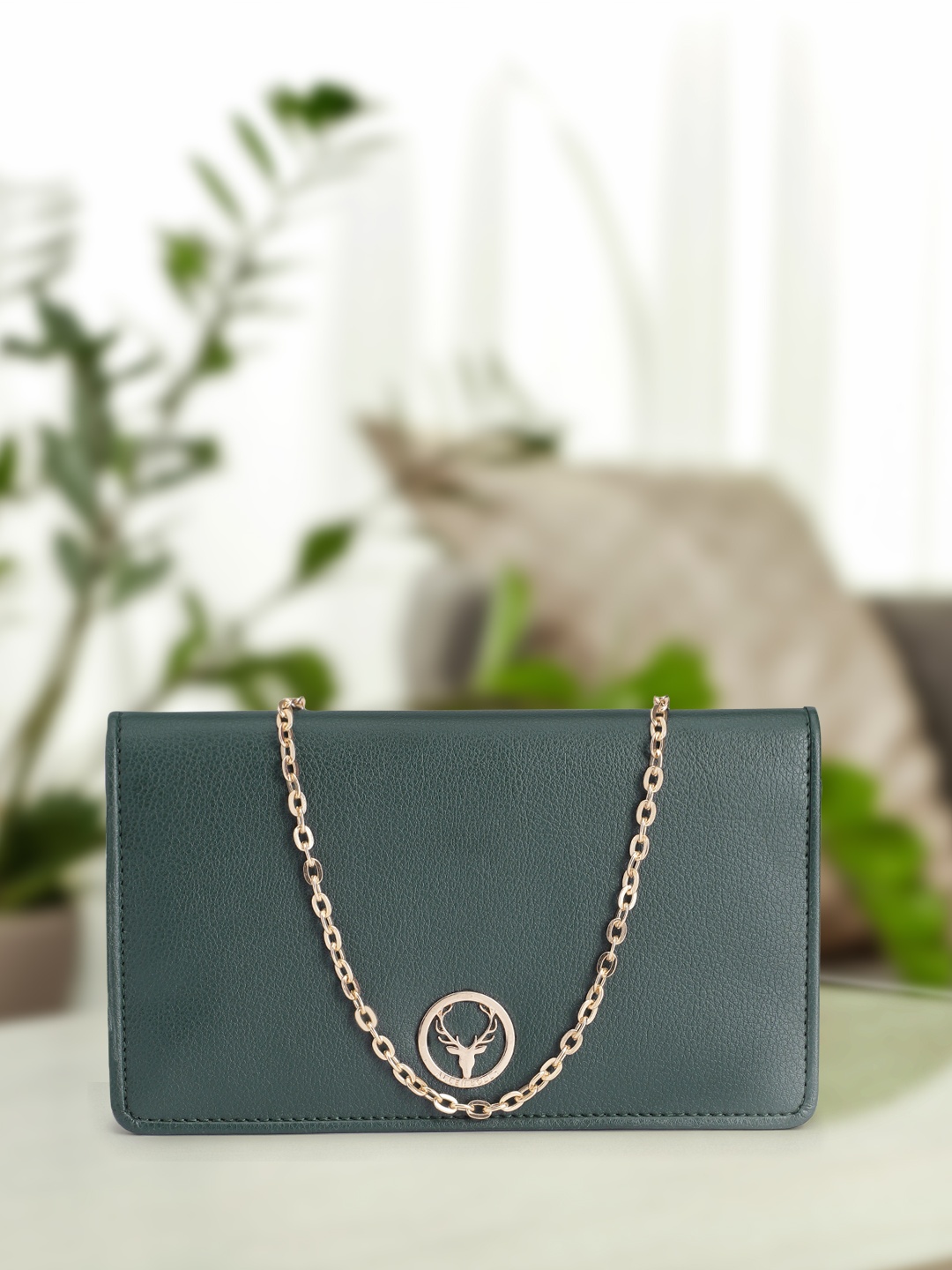 

Allen Solly Women Envelope Wallet, Green
