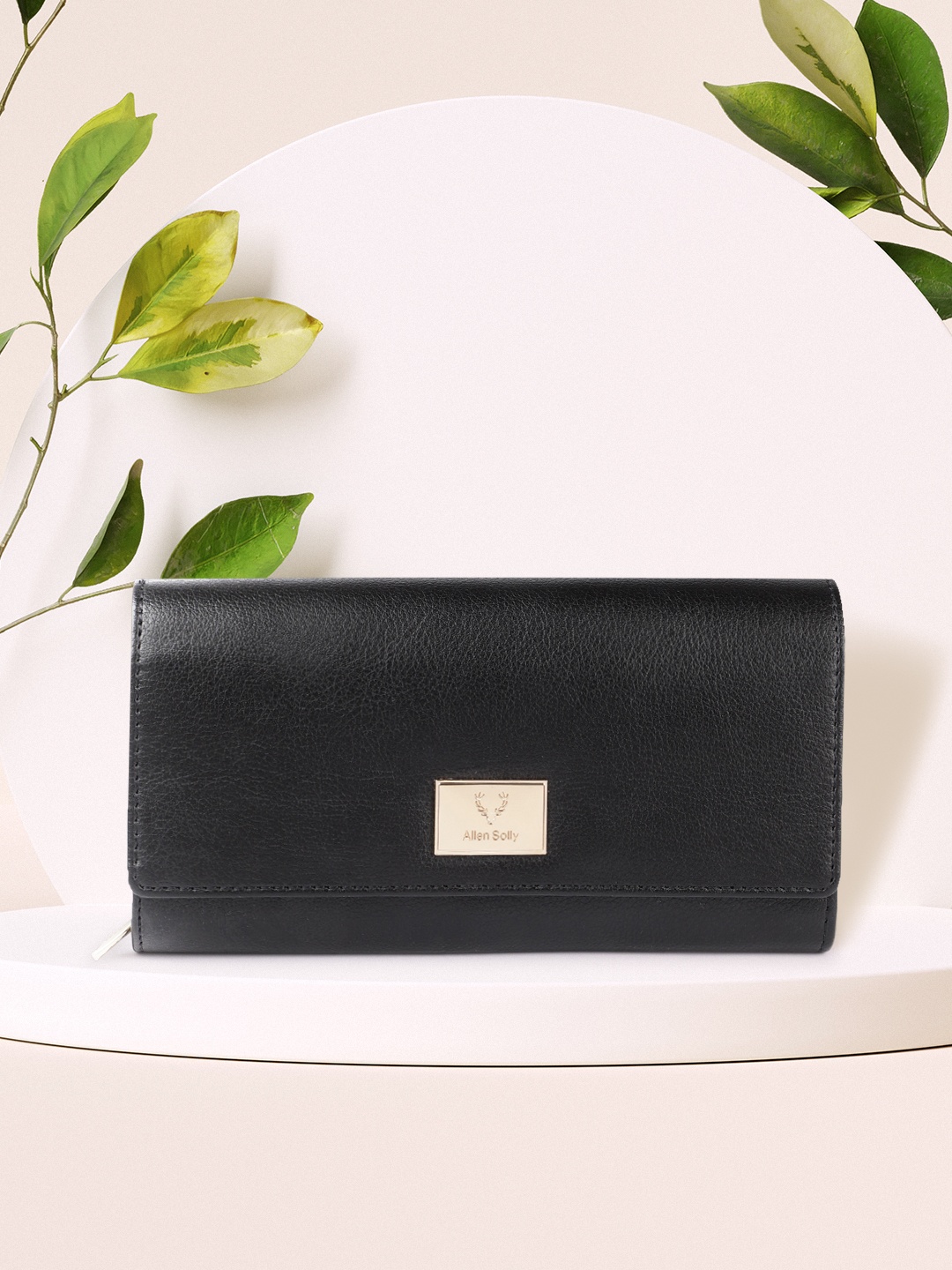 

Allen Solly Women Envelope Wallet, Black