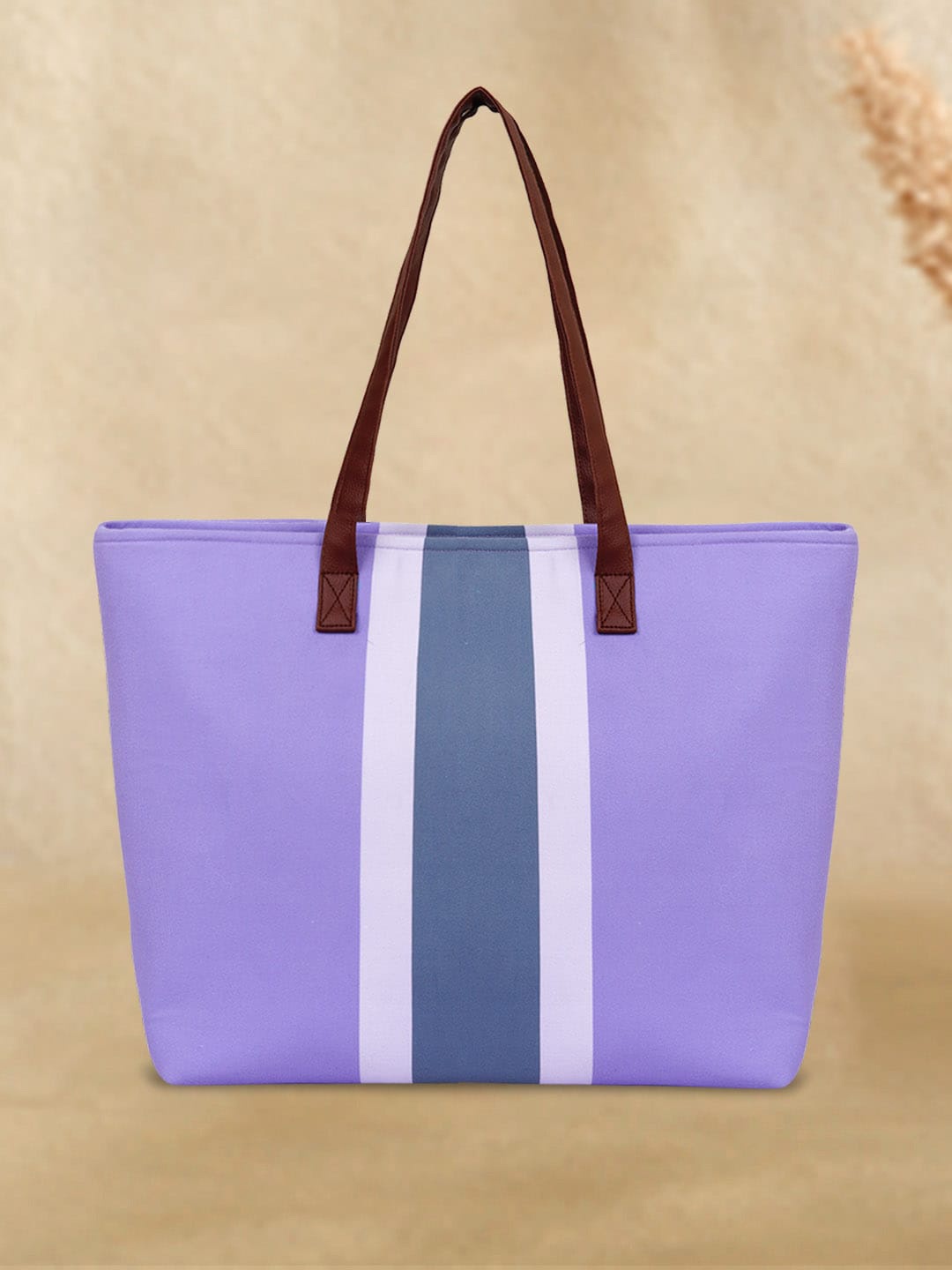 

Crazy Corner Striped Oversized Shopper Shoulder Bag, Purple