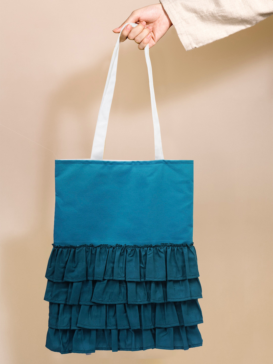 

Crazy Corner Oversized Shopper Tote Bag, Blue
