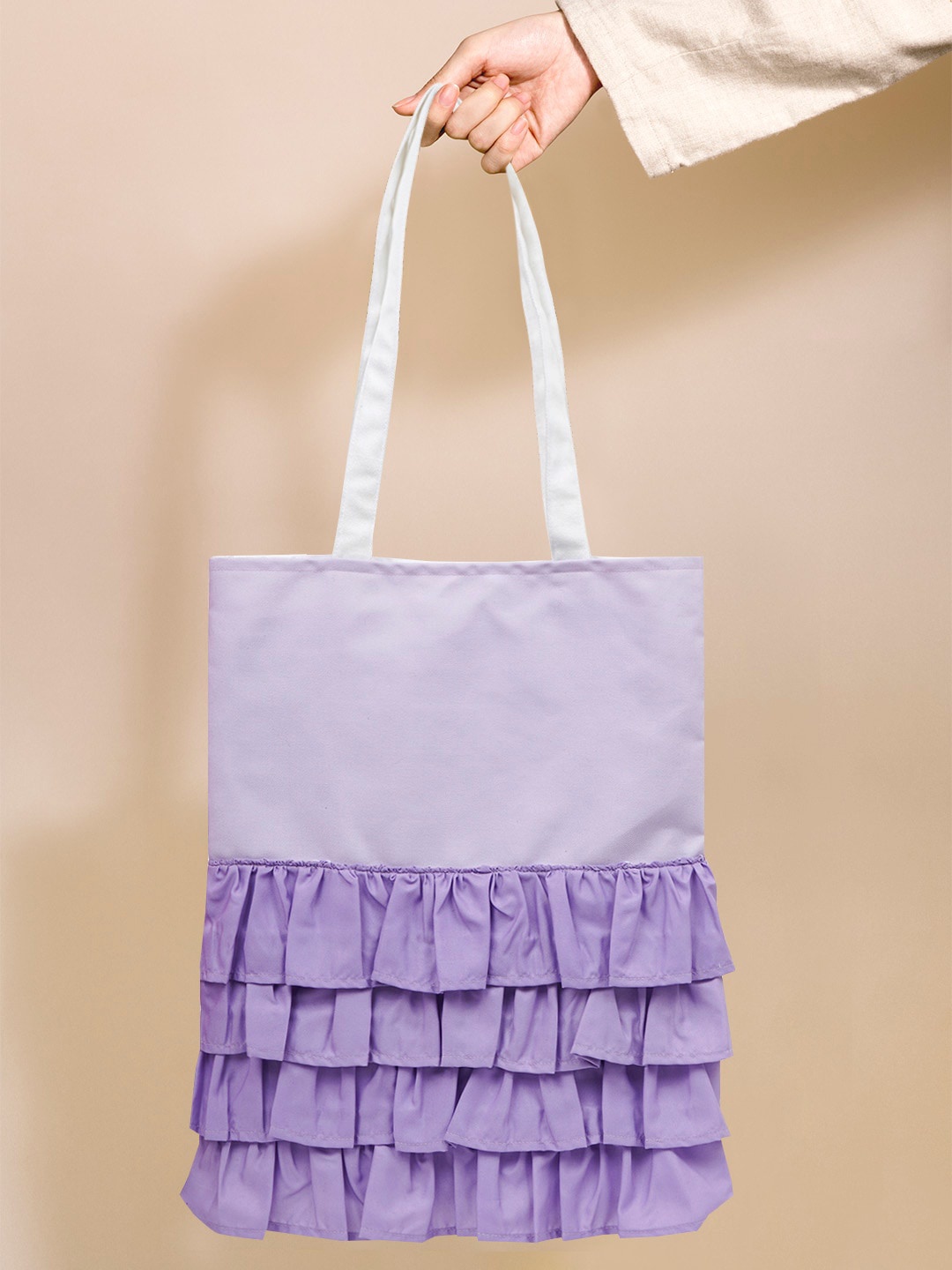 

Crazy Corner Fringed Shopper Shoulder Bag, Purple