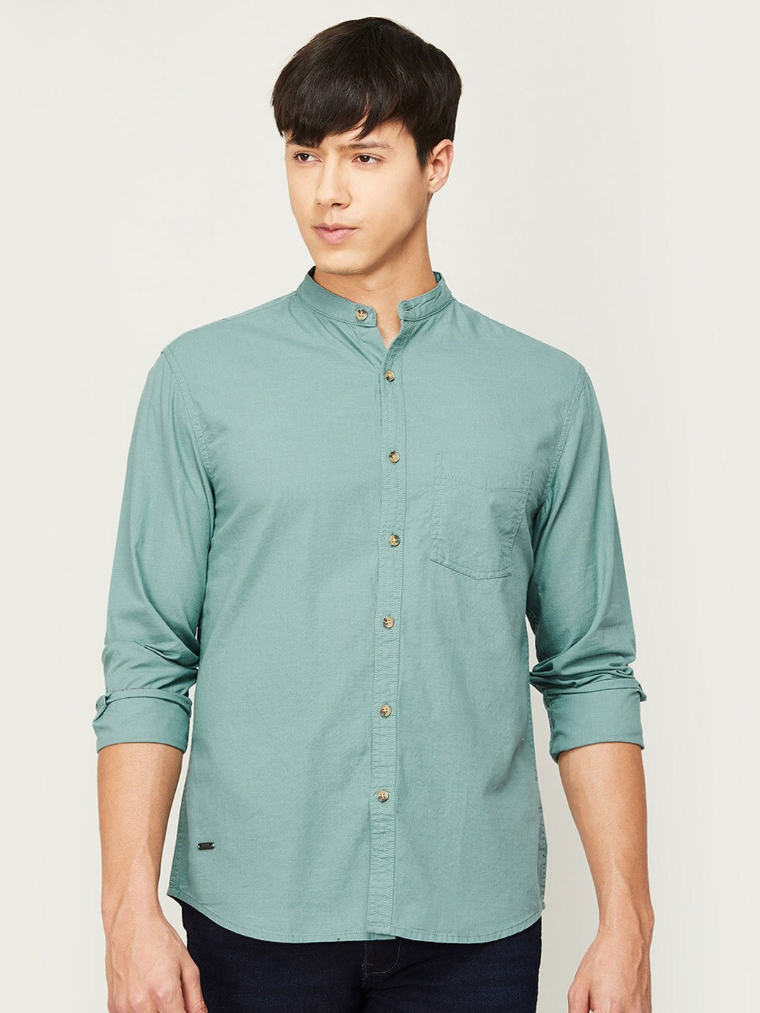 

Forca Men Comfort Cotton Casual Shirt, Green