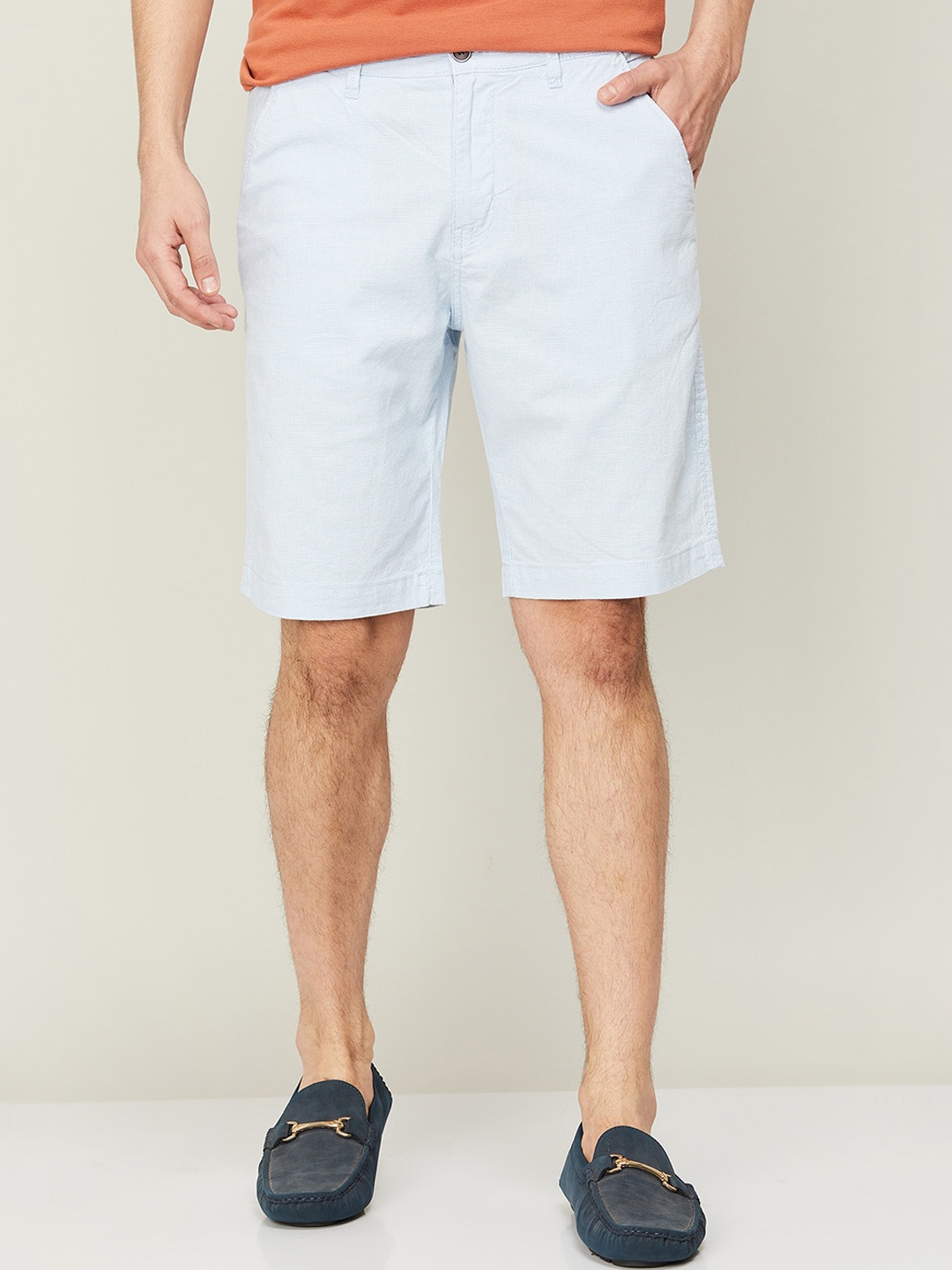 

CODE by Lifestyle Men Cotton Regular Fit Shorts, Blue