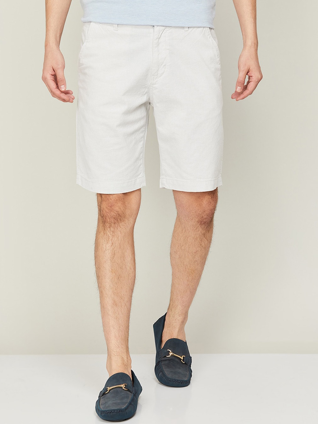 

CODE by Lifestyle Men Cotton Regular Fit Shorts, White