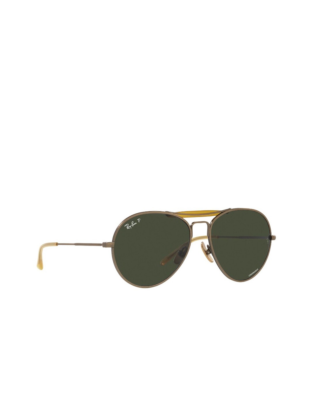 

Ray-Ban Aviator Sunglasses with Polarised Lens 8056597389624, Gold