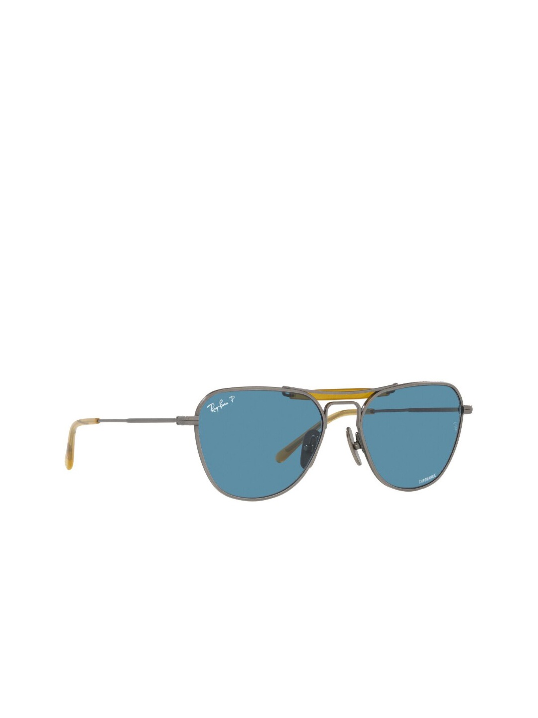 

Ray-Ban Unisex Lens & Oversized Sunglasses with Polarised Lens 8056597389686, Blue