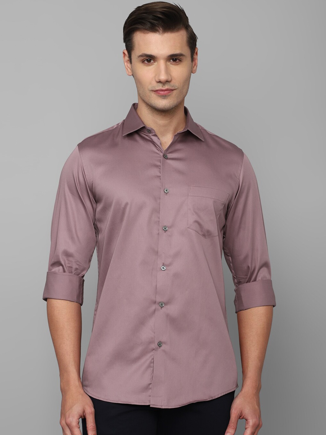 

Allen Solly Men Slim Fit Casual Cotton Shirt, Copper