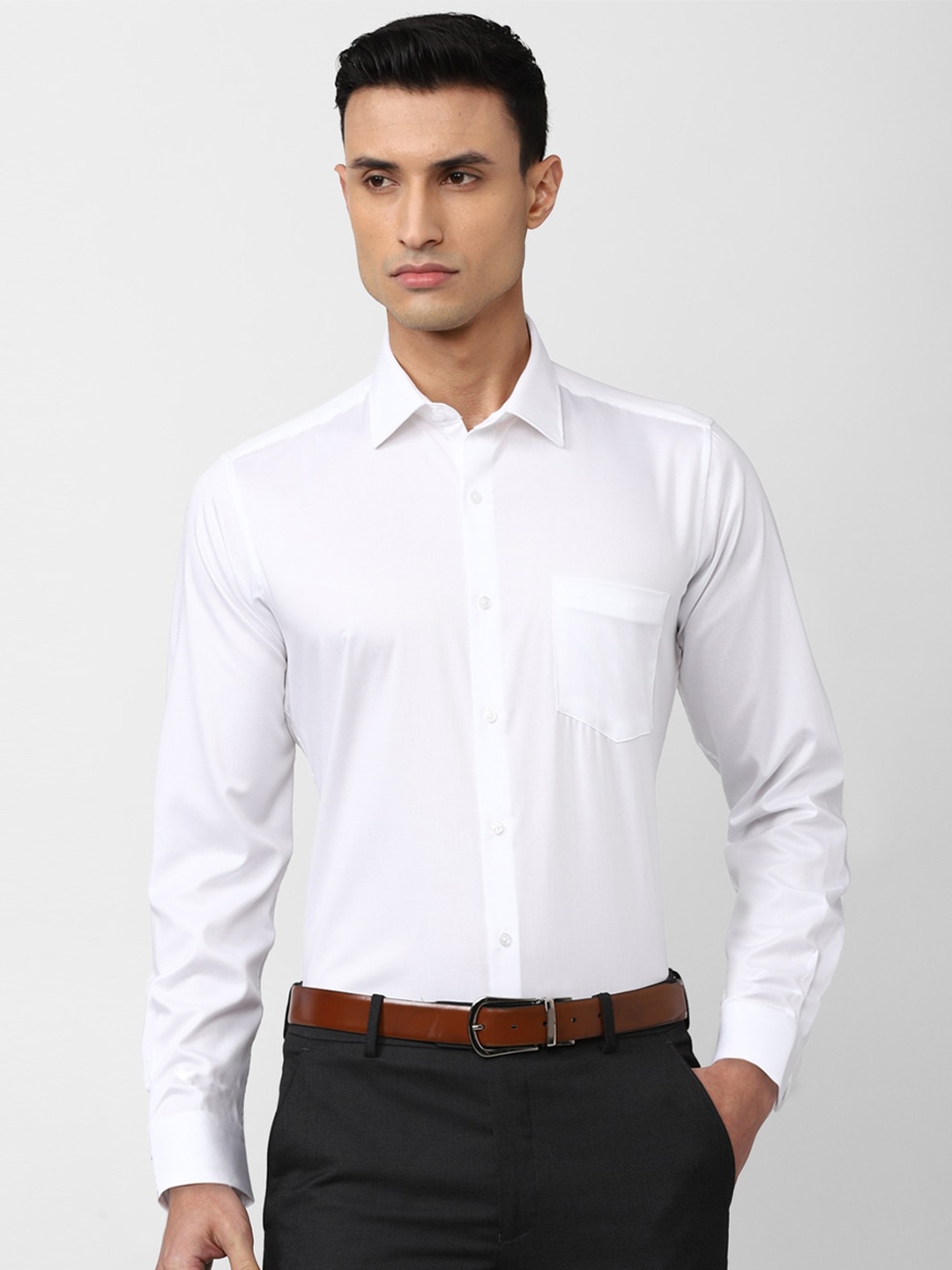 

Van Heusen Men Pure Cotton Formal Shirt, White