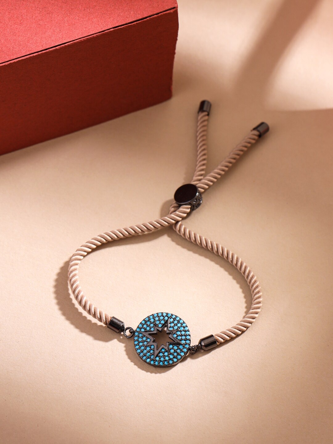 

Tistabene Rhodium-Plated Wraparound Bracelet, Blue